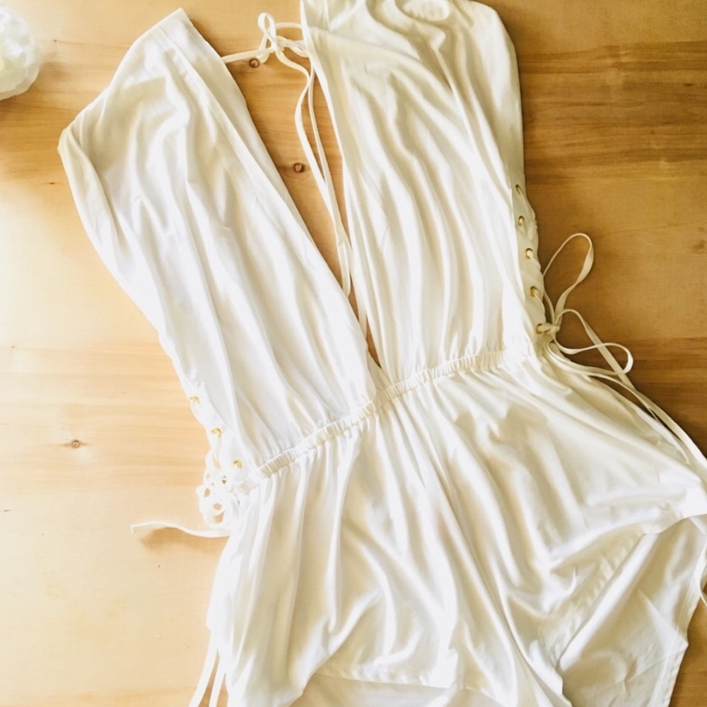 Free People HAH White Romper (Hot as Hell)